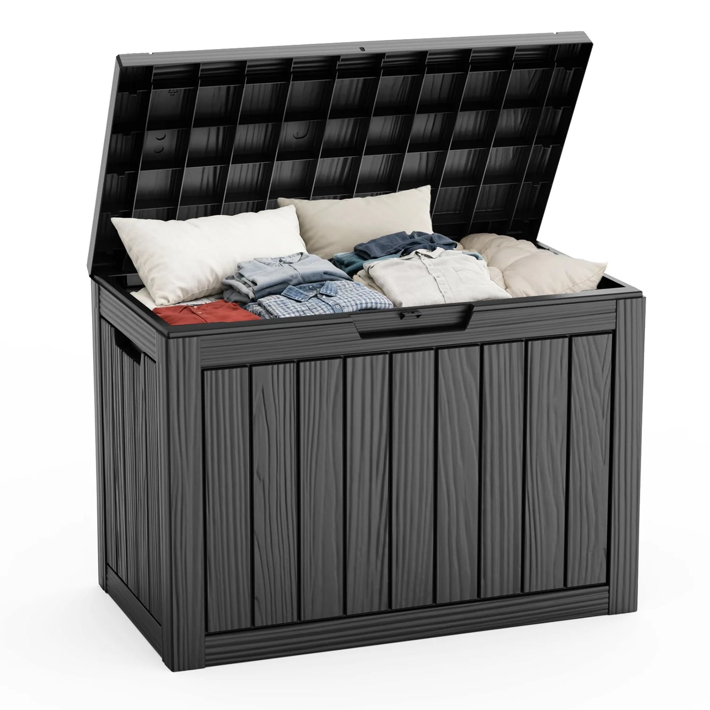 Resin Outdoor Storage Box Deck Box Lockable Patio Container