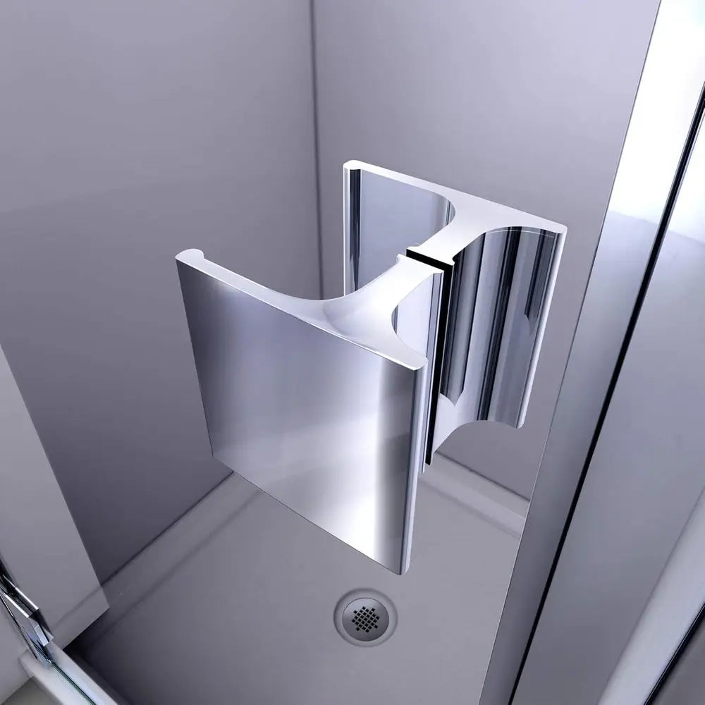 Semi-Frameless Modern Tempered Glass Bathroom Shower Door