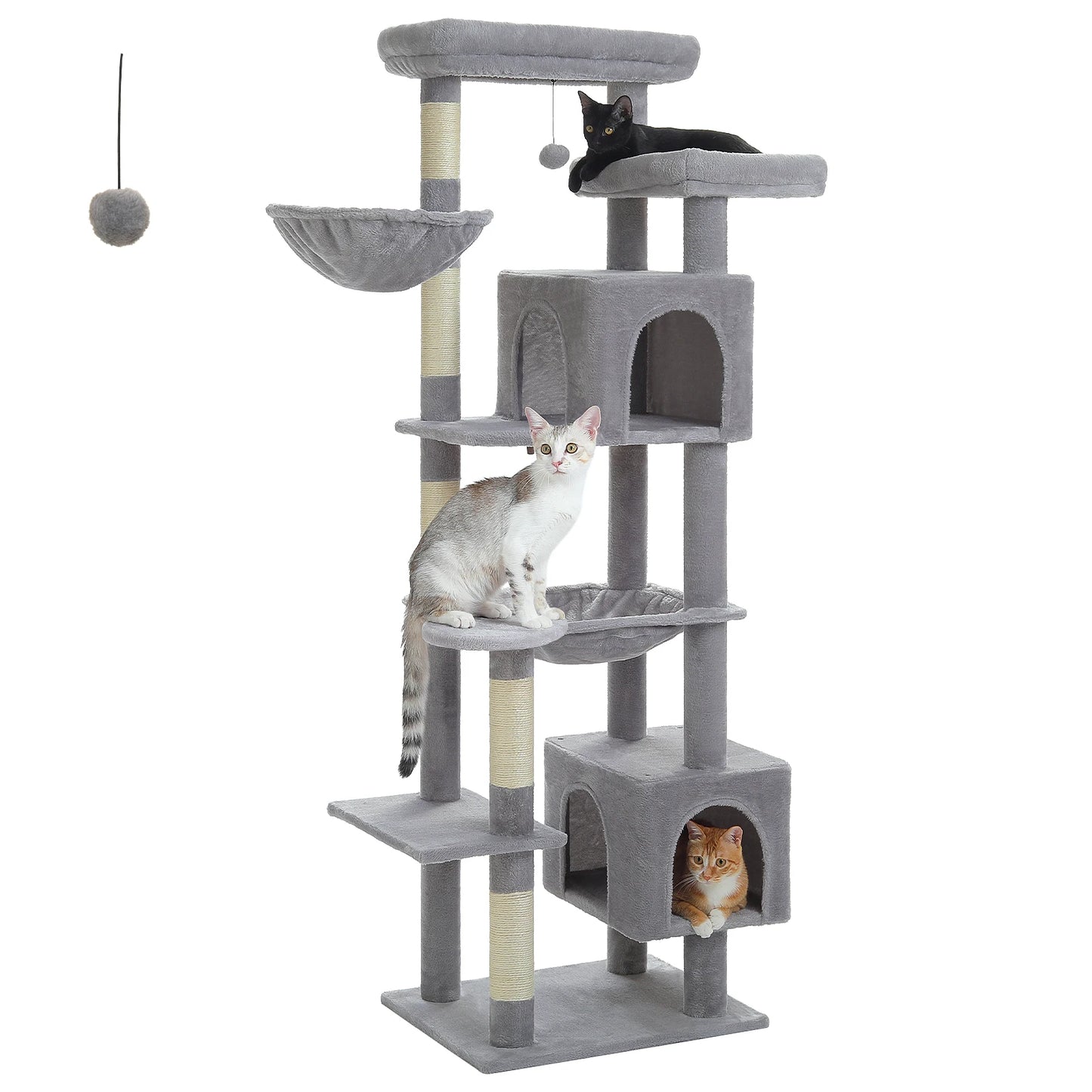 PAWZ Road Cat Tree With Hammock And Scratching Posts