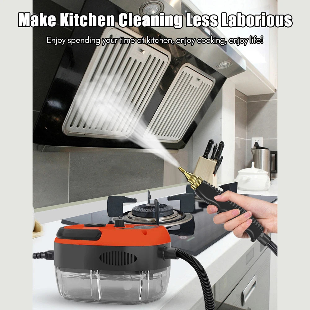 Romellar Handheld Steam Cleaner Quick Heating For Home And Car