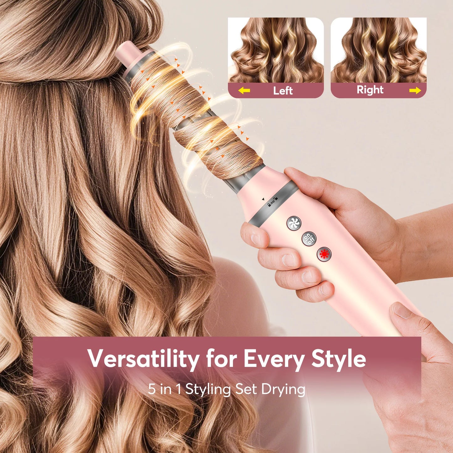 Lysmoski Five In One Hot Air Styler For Professional Care