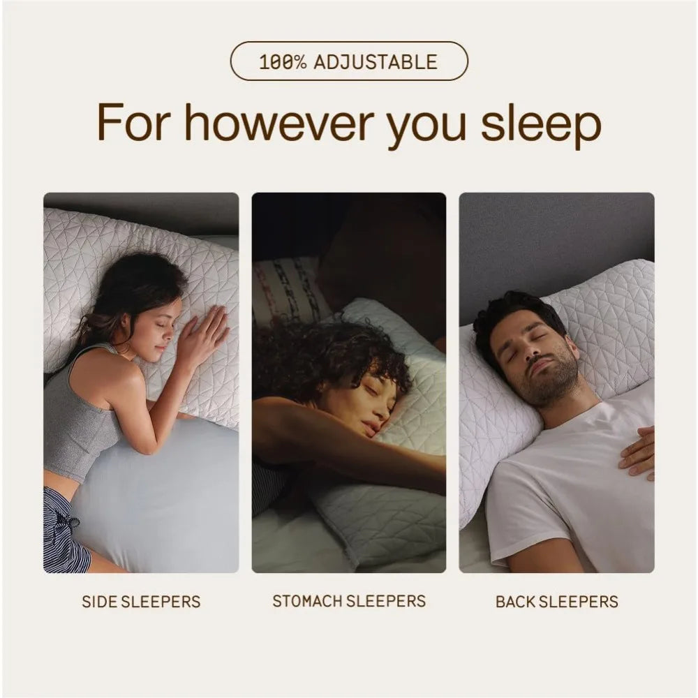 Coop Home Goods Adjustable Memory Foam Pillow For Back Sleepers