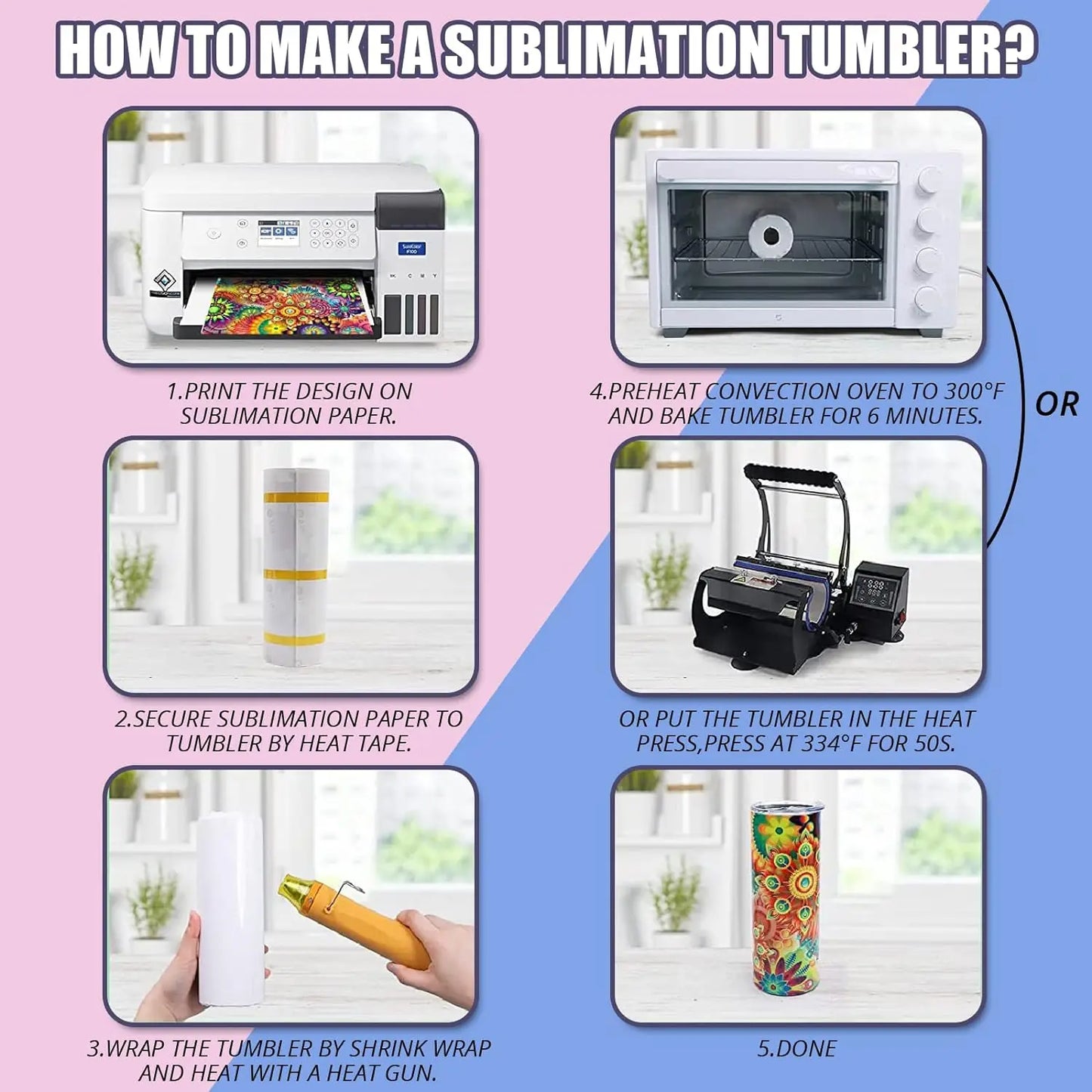 Premium Stainless Steel Sublimation Tumblers For Craft Use