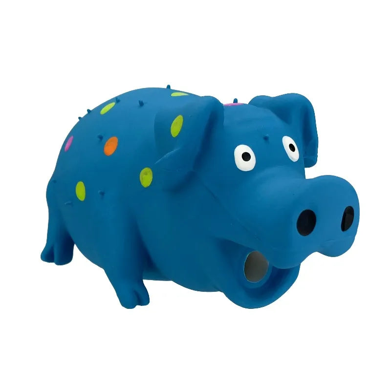 Pig Shaped Silicone Dog Chew Toy For Engaging Playtime